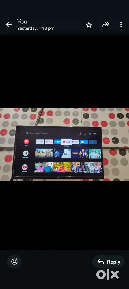 MI 32 smart Android LED TV  fresh condition very good condition