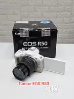 Used Canon EOS R50 Mirrorless Camera with RF-S18-45mm IS STM Lens.