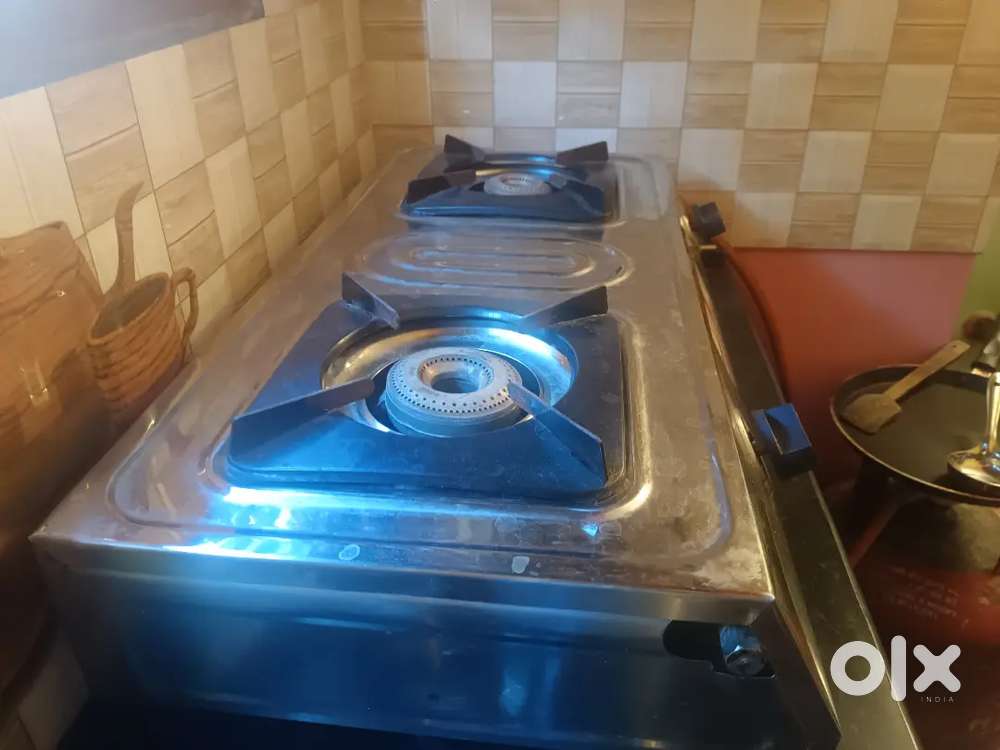 Steel Gas stove (1 year only used)