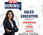 Female sales officer, showroom