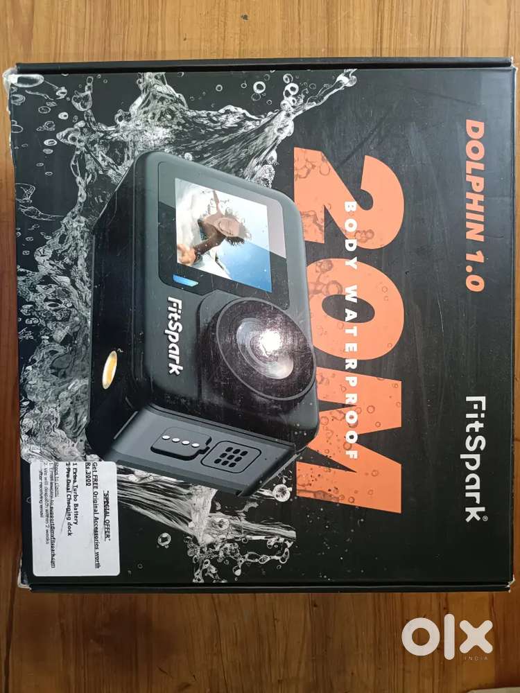 FitSpark Dolphin1.0 20MP waterproof wifi action camera.