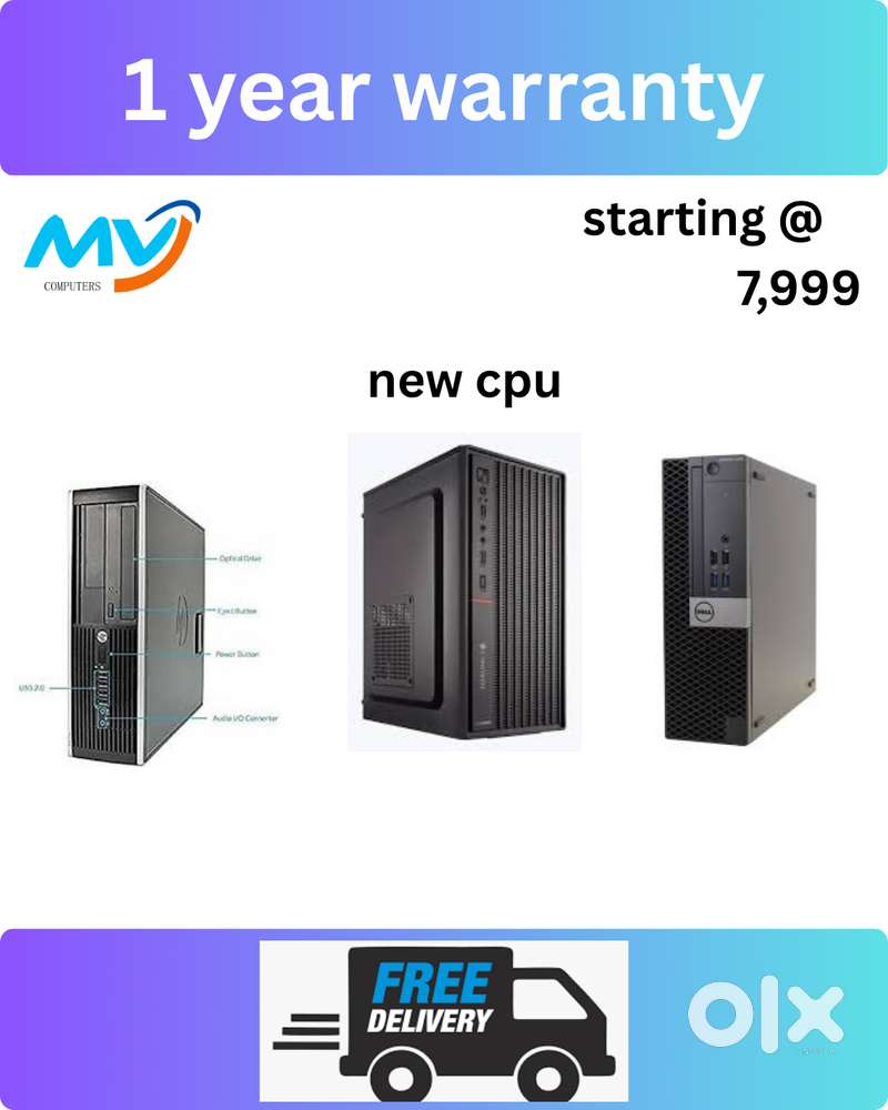 CPU - i5 Process  Monitor - 22-inch  Keyboard Mouse  Ram - 8GB DDR3