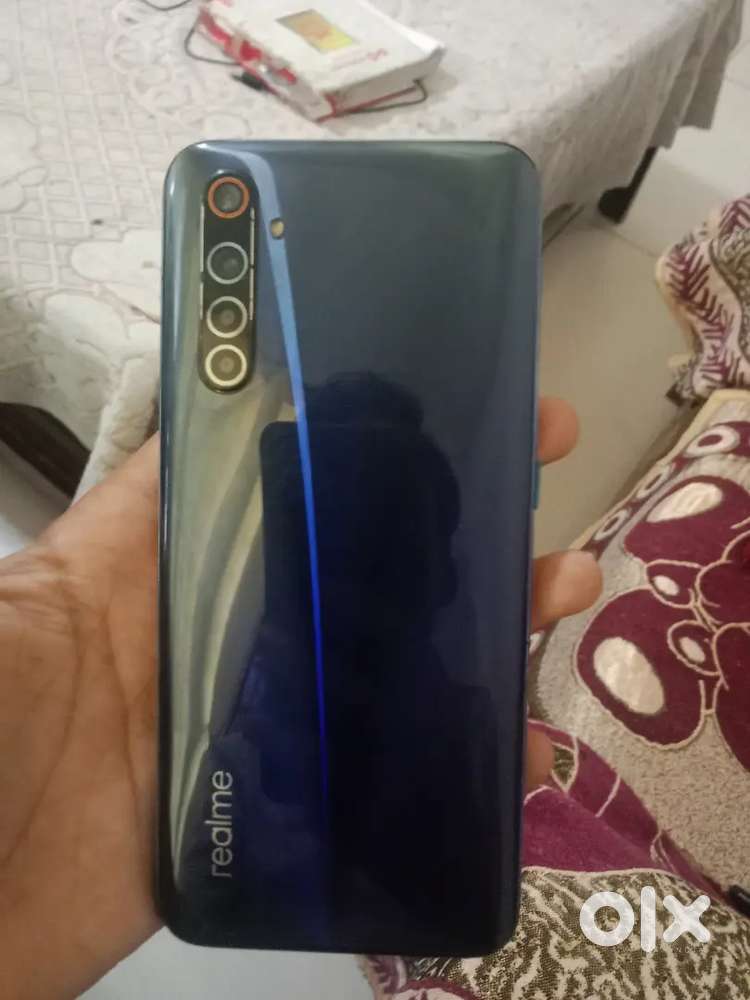 Realme 6 with glass card