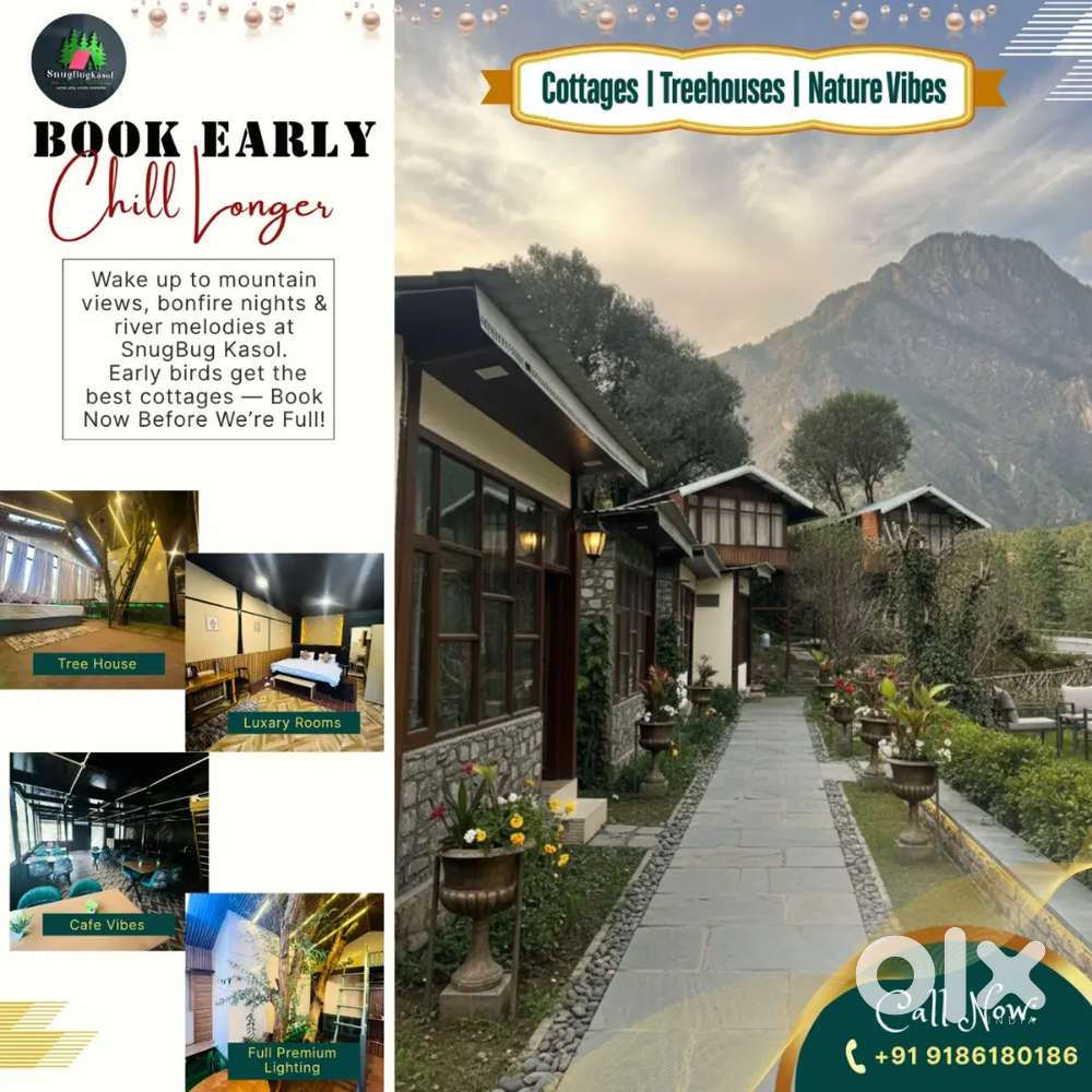 Vacancy for a resort @ kasol, himachal