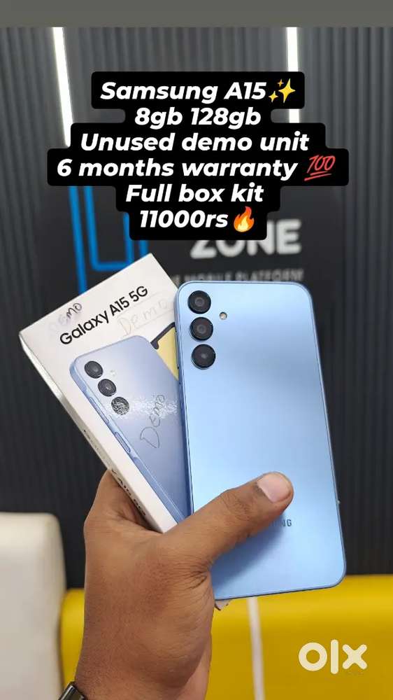 Samsung A15 8gb 128gb unused condition 6 months warranty lowest price