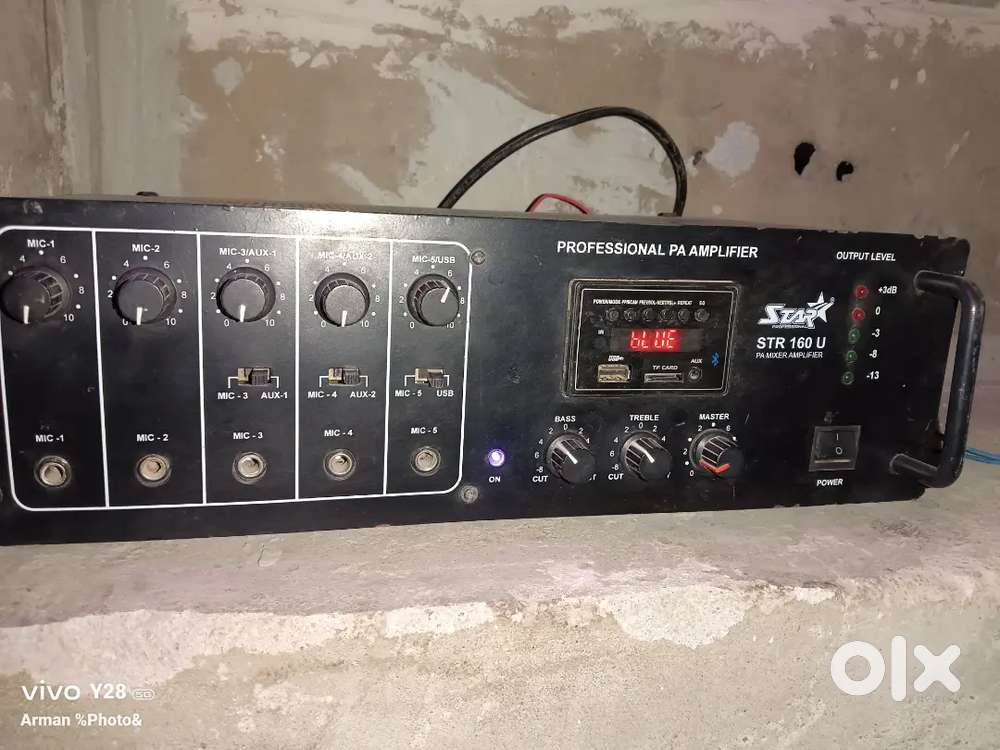 amplifier  and speaker