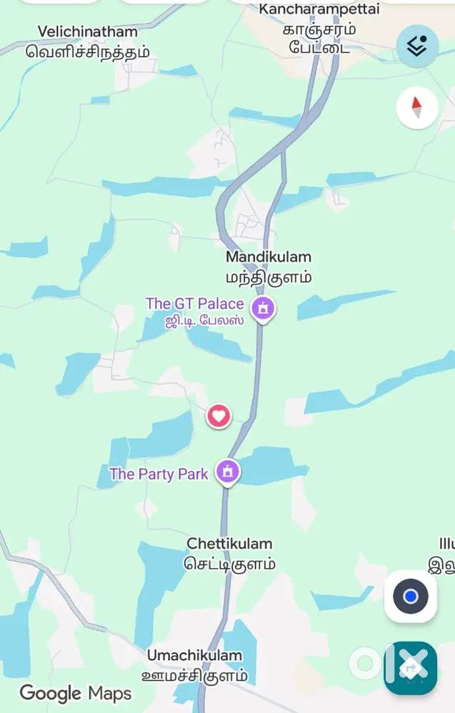 Rs 7L / cent.Total 4.25cent Manthikulam Vilaku, umachikulam