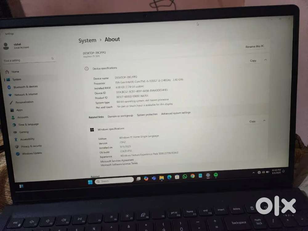 Dell Inspiron 15 3511