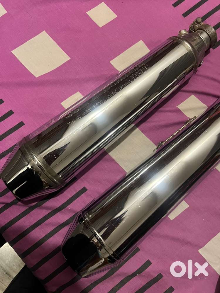 Gt inteseptor 650 stock  Exhauste