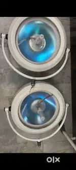 2 Halogen OT light Dome and 2 voltage stabilizer