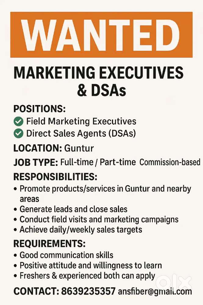 Wanted marketing executives for cable tv and broadband