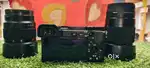 SONY A6400 ORIGINAL CHARGER BATTERY 4 PIC LENC 30MM 1.4 50MM 1.8