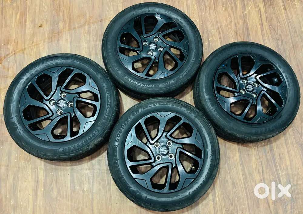 16-inch Swift alloy wheels with goodyear tyre set of four
