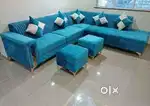 3 seater and lounger sofa set with premium look at STARF FURNITURE