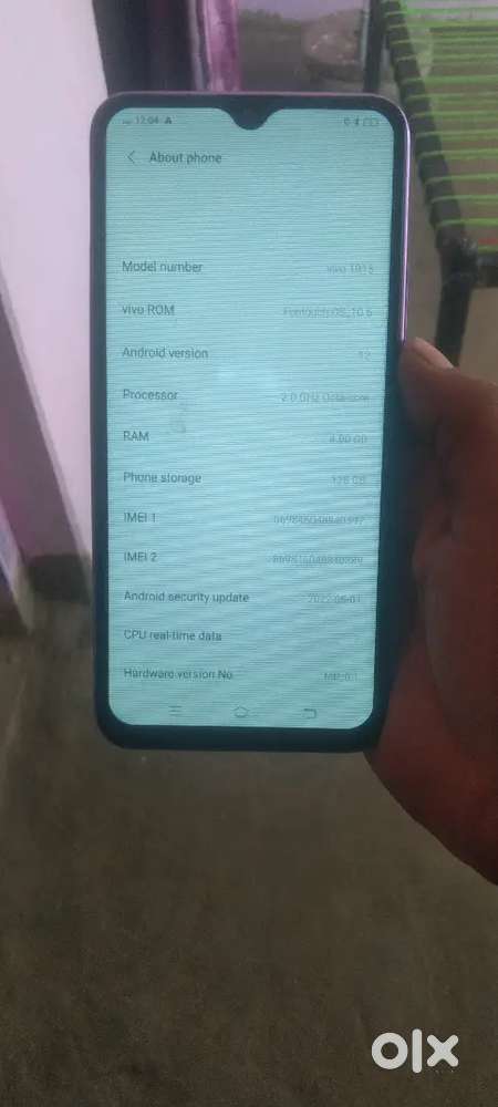Vivo 4gb ram intarnal 128