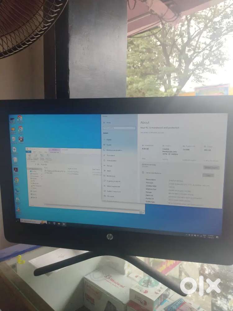 All in one pc hp model 4g ram