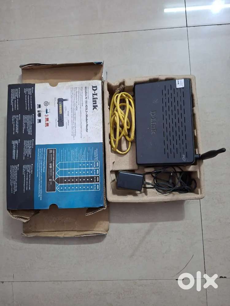 D-Link wireless  N 150 ADSL2+ Modem Router