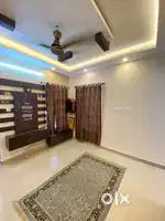 Furnished 3bhk flat for rent in a gated community.