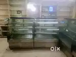Bakery shelfs, tables, chairs