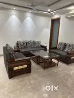 7 seater sofa with 2 center table