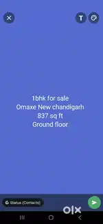 1bhk sale in Omaxe