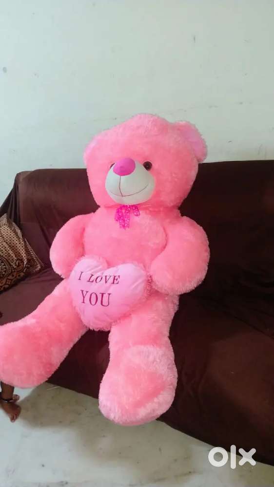 Soft pink teddy bear