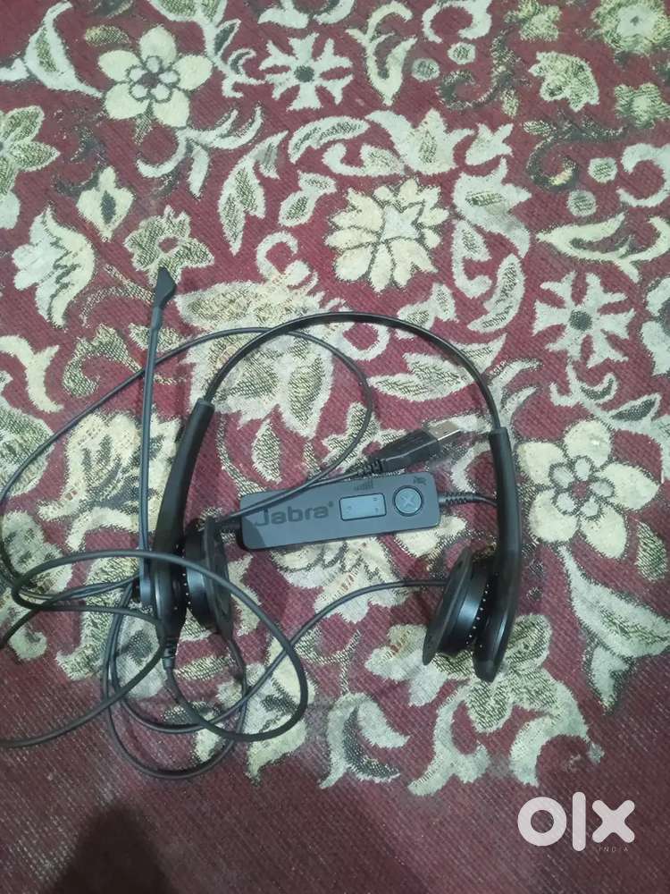 Jabra Biz 1100 Duo USB NC Global Wired On Ear Headphone with Mic