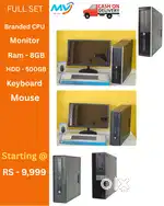 Free Installations  Special offer sales  Branded Full Sets  CPU - i5 P