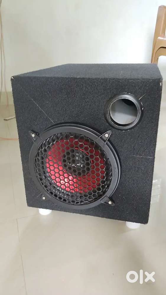 SAMCON 8inch Subwoofer with Box protection grilli