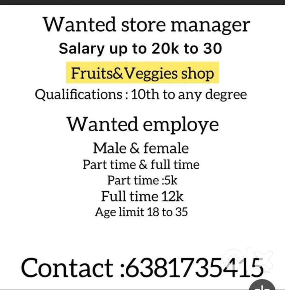 Store manager