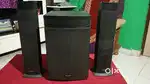 Music player with speaker.