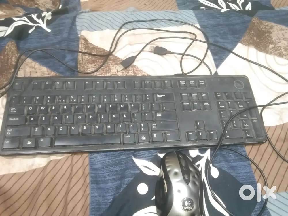 Keyboard and mouse .