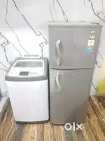 Lg double door refrigerator and washing machine free home delivery