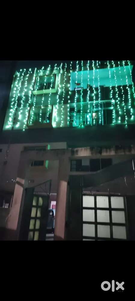 A newly semifurnished flat is available for  rent