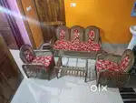 5 seater sofa with teapoy