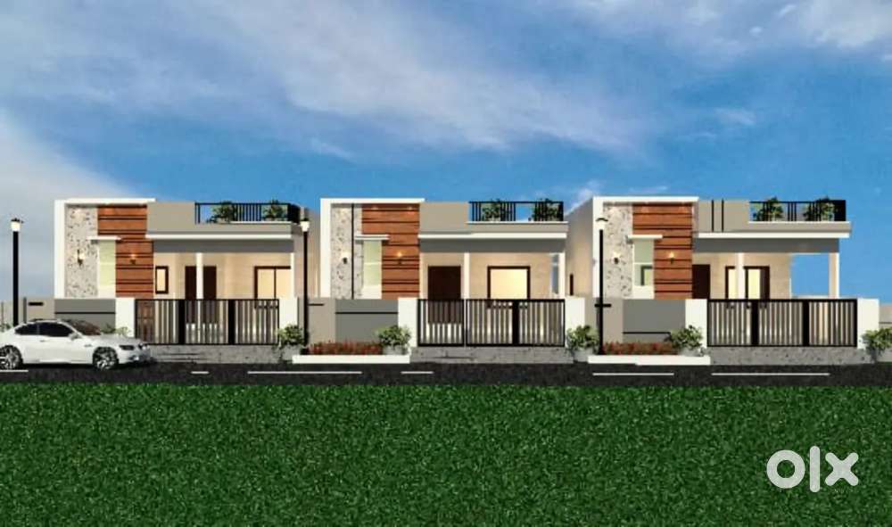 3Duplex house with red bricks