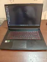 MSI Laptop i5-10500H, 4GB graphics card, 8GB RAM,  250 GB SSD, 1TB HD