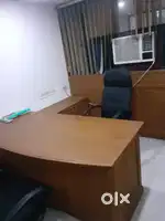Office on rent fully furnished 1 cabin 4 seats at CG Road