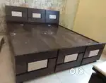 Today special price Double Bed with box 6*6