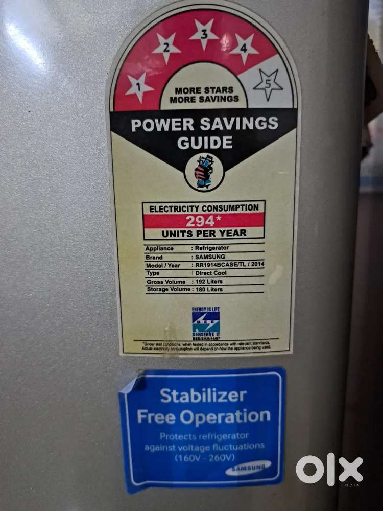 180 ltr samsung fridge on sale