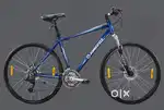 Hybrid Bike  21 Speed  Hydraulic suspension fork  Disc Breaks