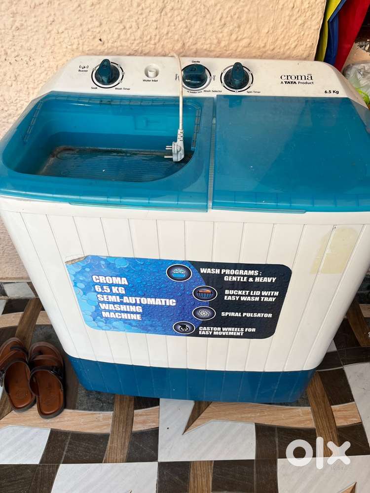 Tata croma washing machine 6.5 kg - semi automatic
