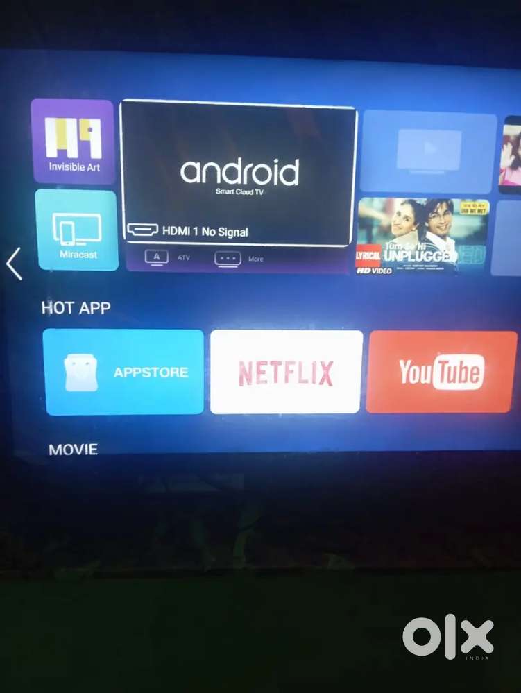 Aiwa LED tv (55) in Black colour