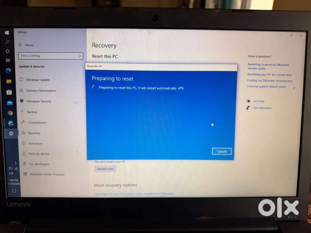 Lenovo IdeaPad 320E 15.6”  Core i5 7th Gen 4GB RAM 1TB HDDWindows 10