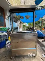 Charcoal shawarma machine with motor