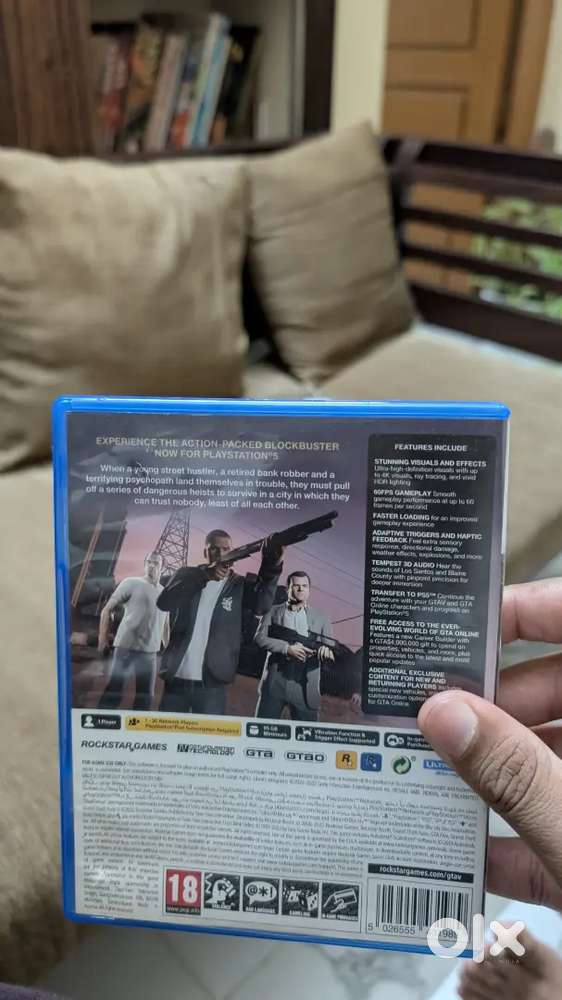 Ps5 fat 825gb storage one controller one game