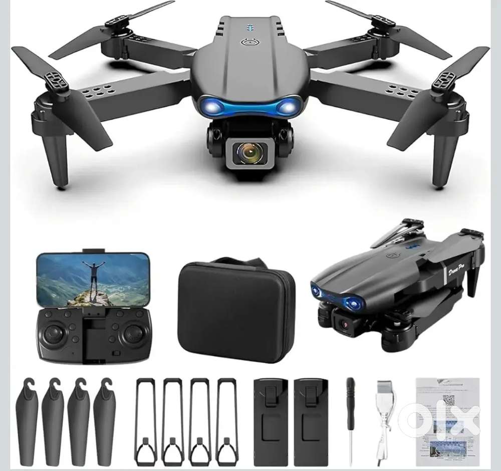 Drone with Dual 4K Camera for Adults  WiFi FPV RC Quadcopter