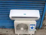 Fitting free blustr. 1 ton inverter 16000 mein warranty ke sath