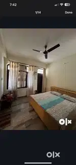Furnished AC 1BHK, Park Facing, near Shopping Complex in Sector 13
