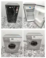 I'd56 lg front load washing machine & Videocon single door